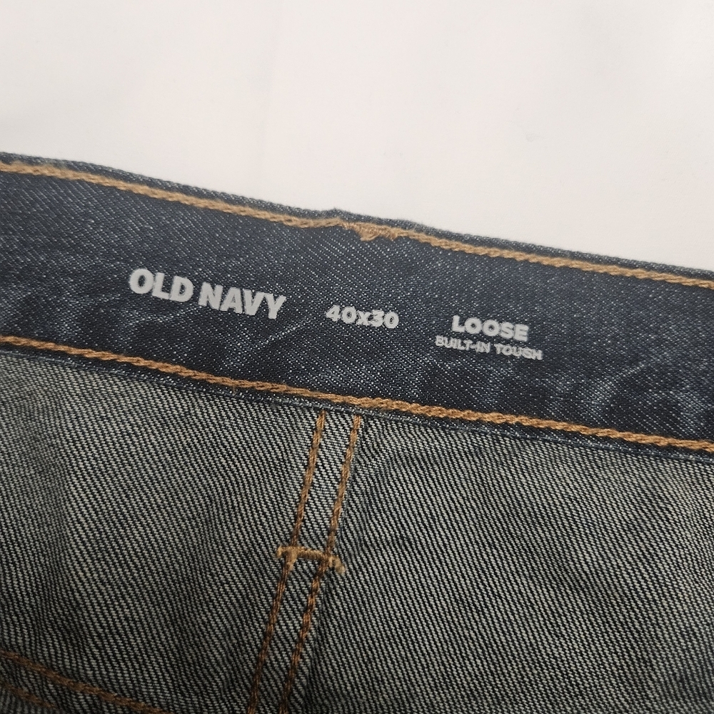 NWT! Mens Old Navy Loose Built In Tough Jeans! - Picture 4 of 5